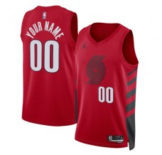 Portland Trail Blazers Custom Mænd Trøje 2022-23 Statement Edition Rød Swingman