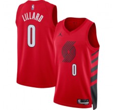 Portland Trail Blazers Damian Lillard 0 Mænd Trøje 2022-23 Statement Edition Rød Swingman