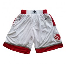 Toronto Raptors 2017-18 Hvid NBA Swingman Shorts