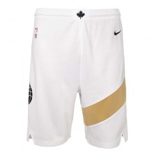 Toronto Raptors 2018-19 Hvid NBA Swingman Shorts