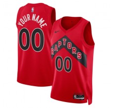 Toronto Raptors Custom Mænd Trøje 2022-23 Icon Edition Rød Swingman