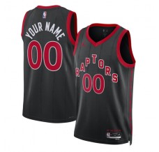 Toronto Raptors Custom Mænd Trøje 2022-23 Statement Edition Sort Swingman