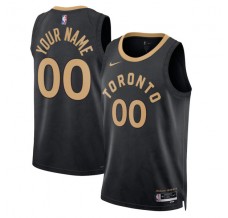 Toronto Raptors Custom Mænd Trøje 2022-23 The City Sort Swingman