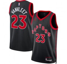 Toronto Raptors Fred VanVleet 23 Mænd Trøje 2022-23 Statement Edition Sort Swingman
