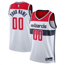 Washington Wizards Custom Mænd Trøje 2022-23 Hvid Swingman